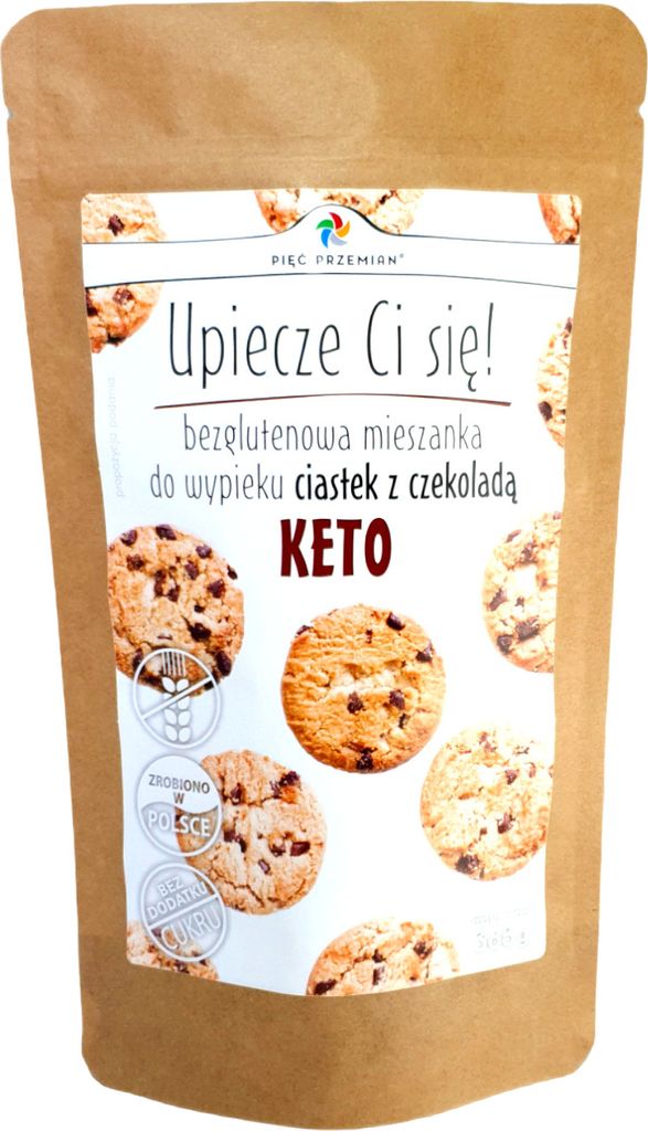 FIVE TRANSFORMATIONS Gluten-Free KETO Chocolate Chip Cookie Mix 365 g