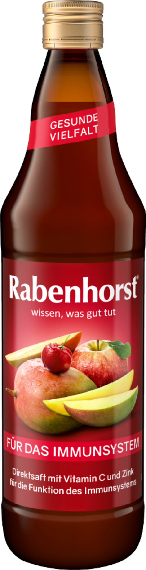For the immune system 700ml – multi-fruit juice with zinc and vitamin C