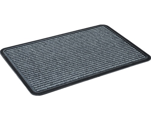 Doormat Clean Run Border Star anthracite 25x60 cm