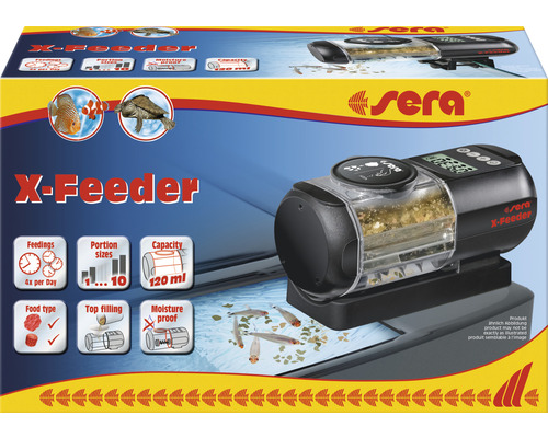 Automatic feeder sera X-Feeder including batteries