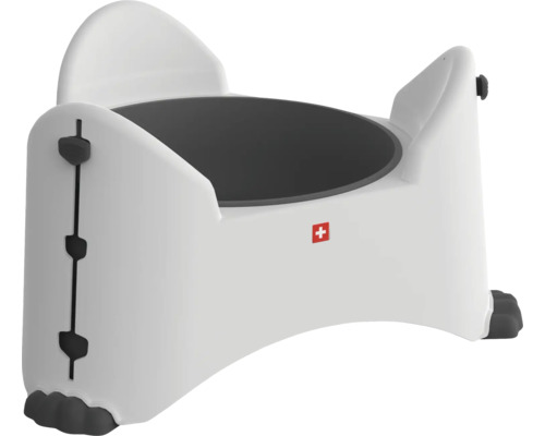 Feeding bowl rotho feeding bowl Sammy, 1.02 l, height adjustable, white