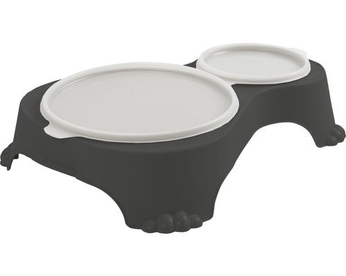 Sally Duo feeding bowl 32x23.7x7 cm anthracite