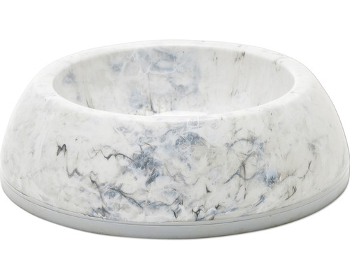 Food bowl water bowl Savic Delive 3 Marble non-slip 1.2l, approx. 18 x 6 cm marble-colored