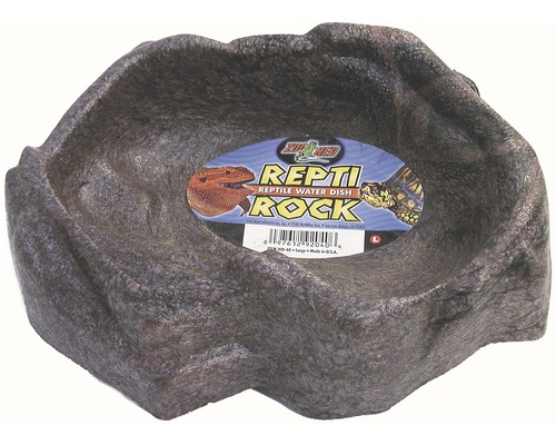 Feeding station ZOO MED Repti Rock Water Dish 22x15x6 cm random color selection