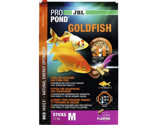 Food sticks JBL ProPond Goldfish size. M 1.7kg