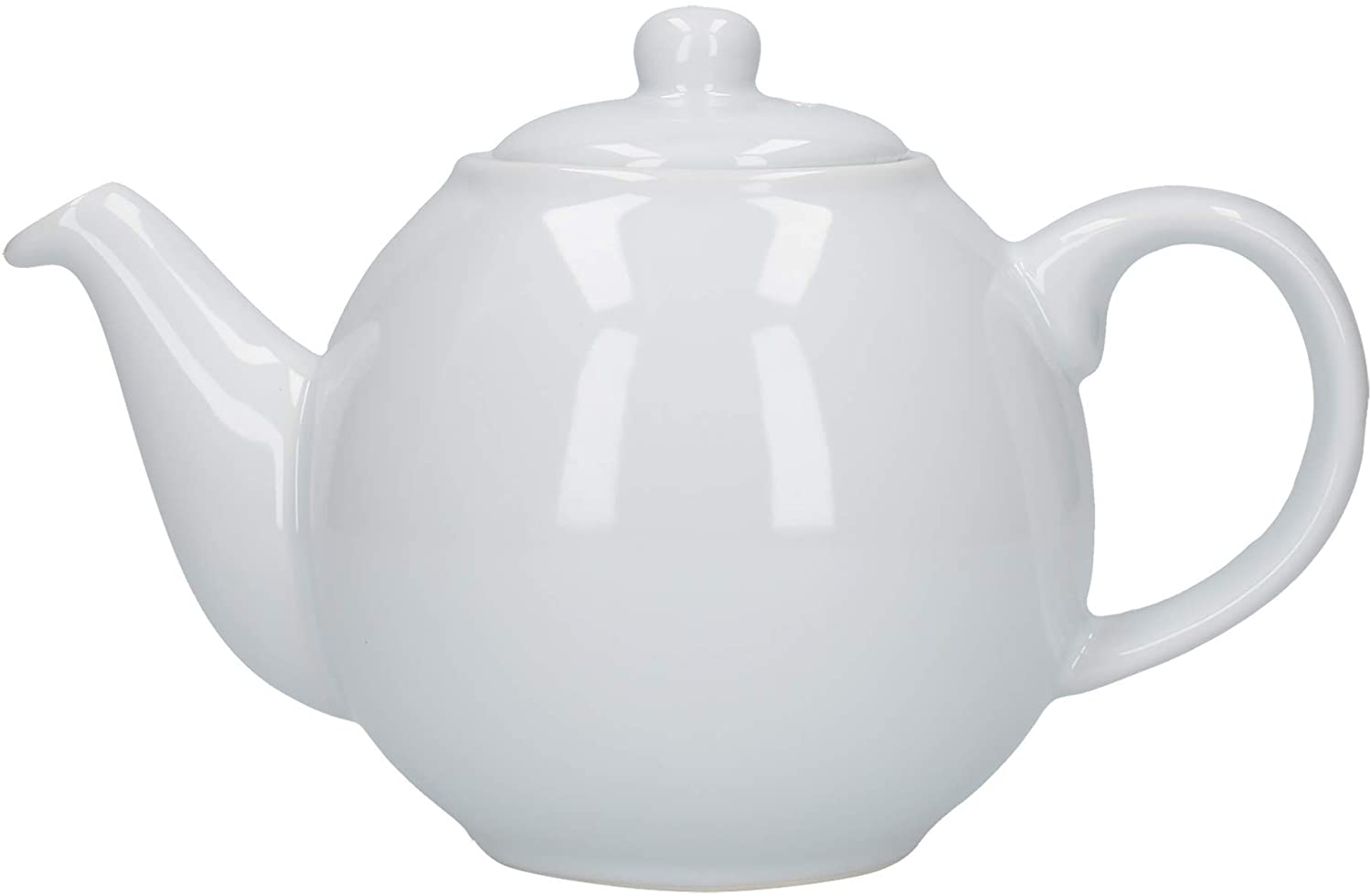 London Pottery 2 Cup Globe Teapot White