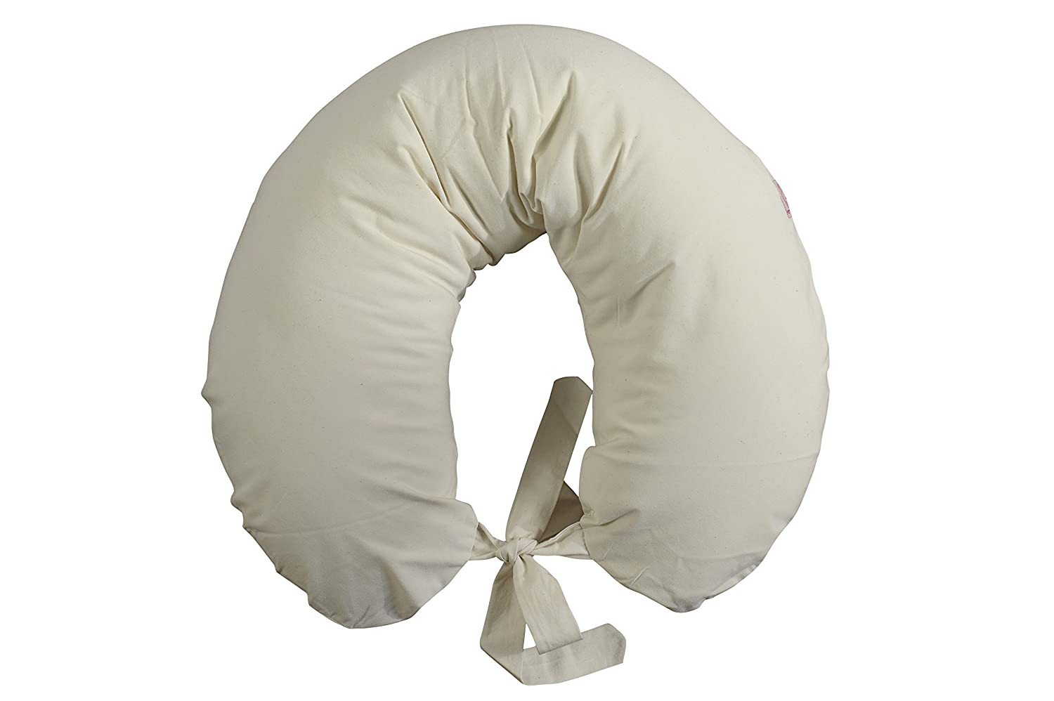 Nursing Pillow, Filled with Polystyrene Balls Polystyrene) Ecru