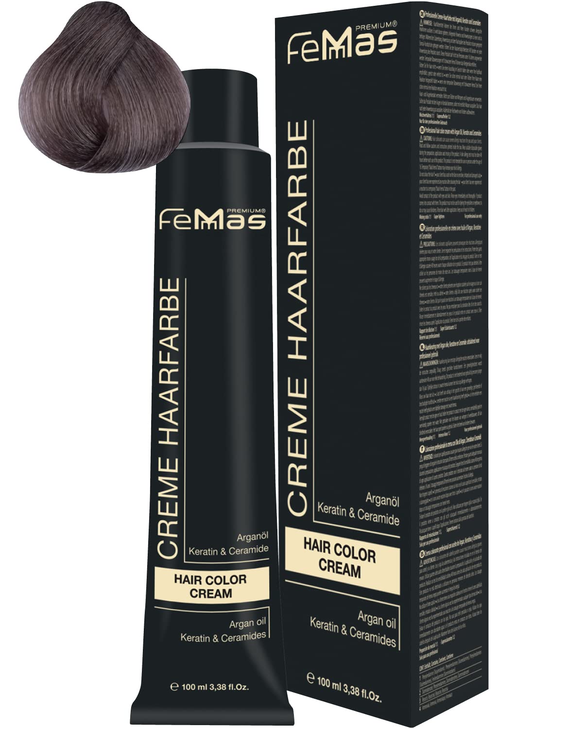 Femmas Hair Colour Cream 100 ml Hair Colour (Light Blonde Ash Intensive 8.11), 8.11 ‎light