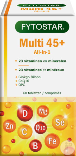 Fytostar Multi 45+ dietary supplement vitamins and minerals 60 tablets