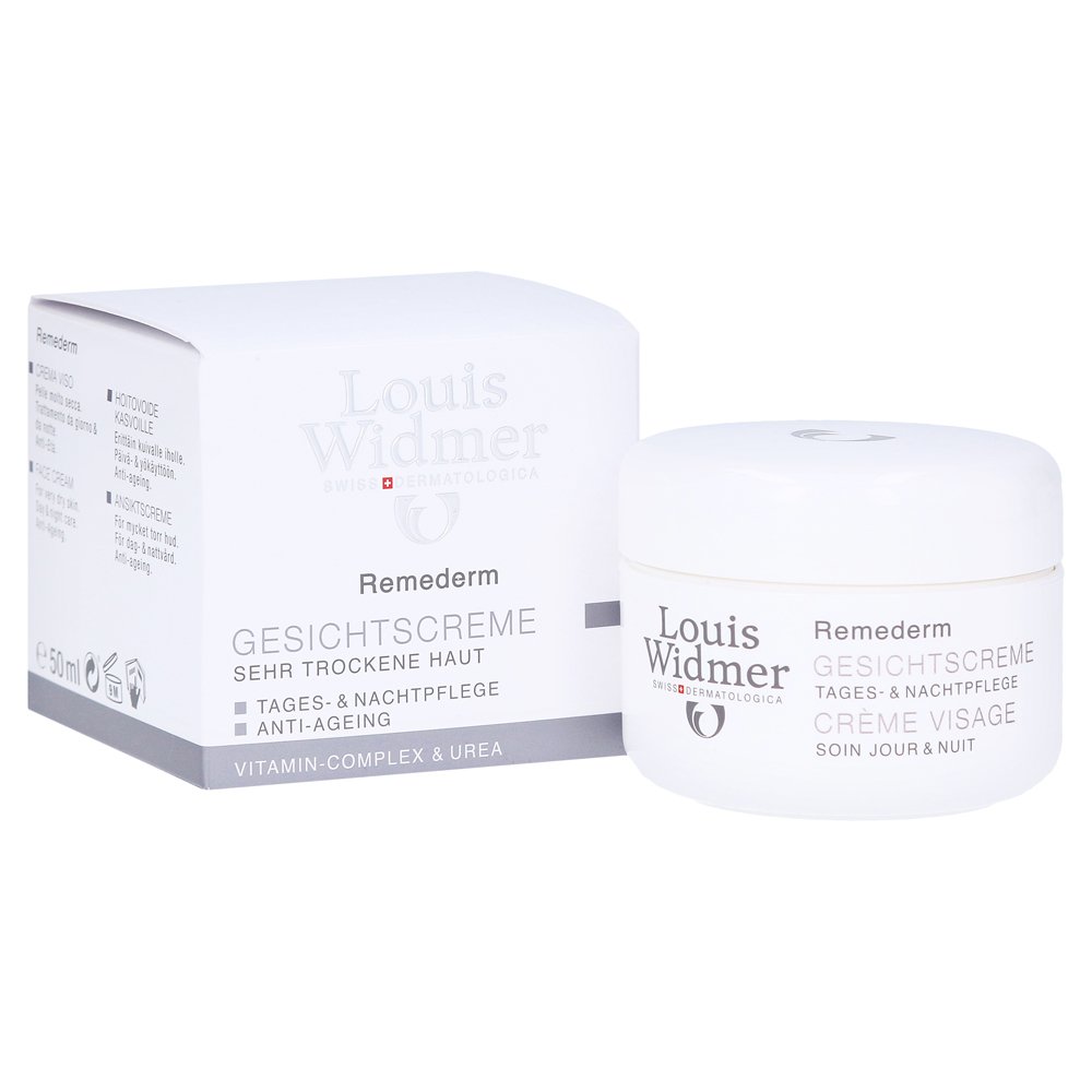 Louis Widmer Remederm Face Cream Day and Night Cream Lightly Perfumed 50 ml
