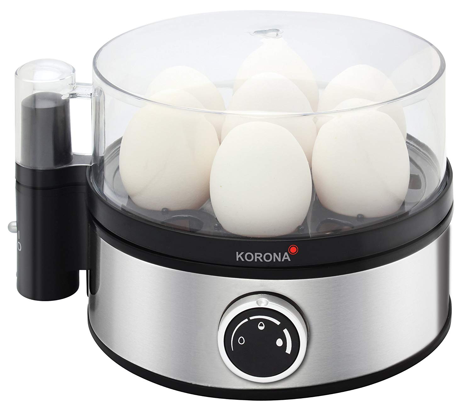 Korona 25302 Egg Boiler, Stainless Steel/Black