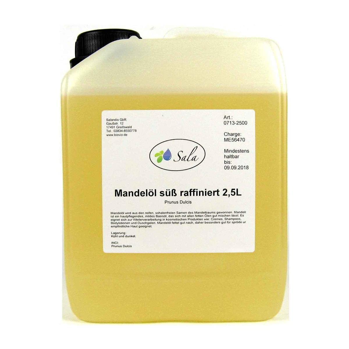 Sala Almond Oil Refined (2.5 L Canister)