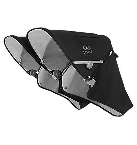 Maclaren Twin Techno Hood - Extendable UPF50+ / Waterproof Hood for Twin Techno Strollers Available in Black
