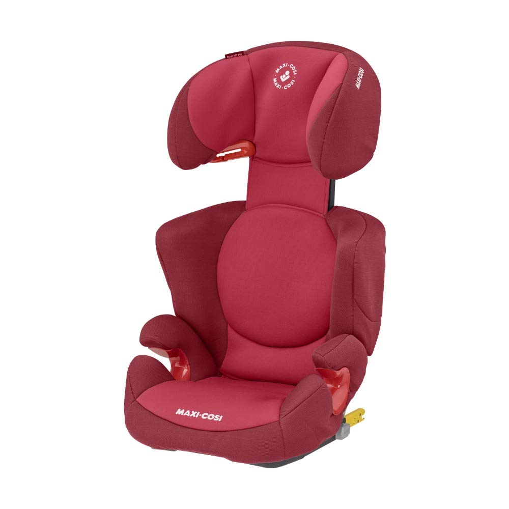Maxi-Cosi Rodi XP Fix Car Booster Seat Group 2/3 (15-36 kg) with Isofix, Suitable for ages 3.5 to 12 Years Child\'s seat red