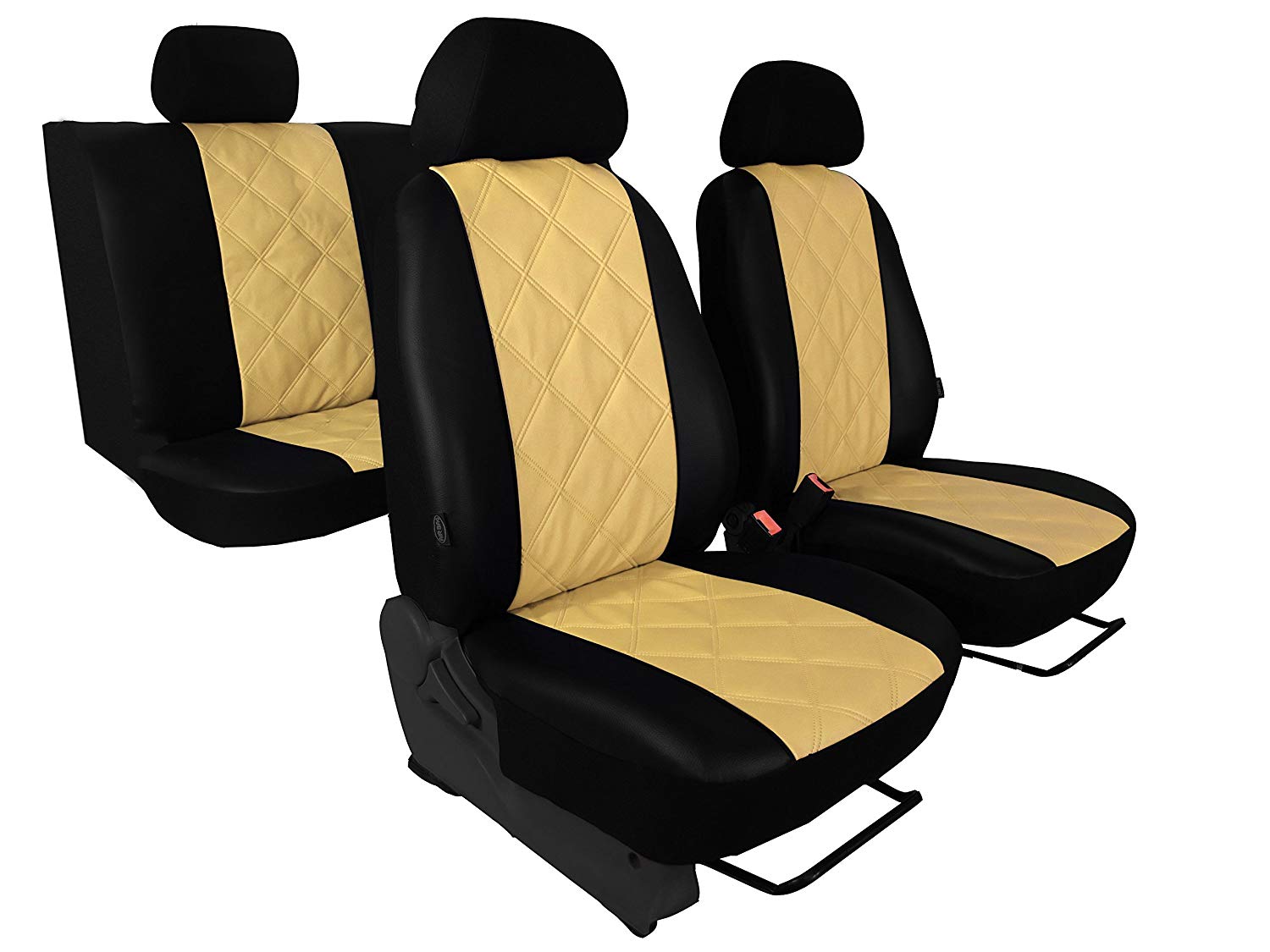 Volvo XC60 I 2016 Eco Leather Seat Covers with Diagonal Quilted Seat in 5 Colours