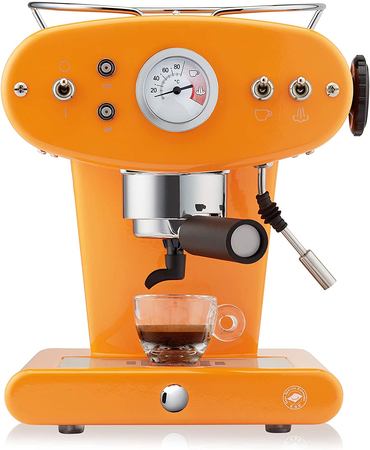 FrancisFrancis X1 E.S.E. Trio - coffee makers (freestanding, Semi-auto, Drip coffee maker, Coffee capsule, Espresso, Orange)