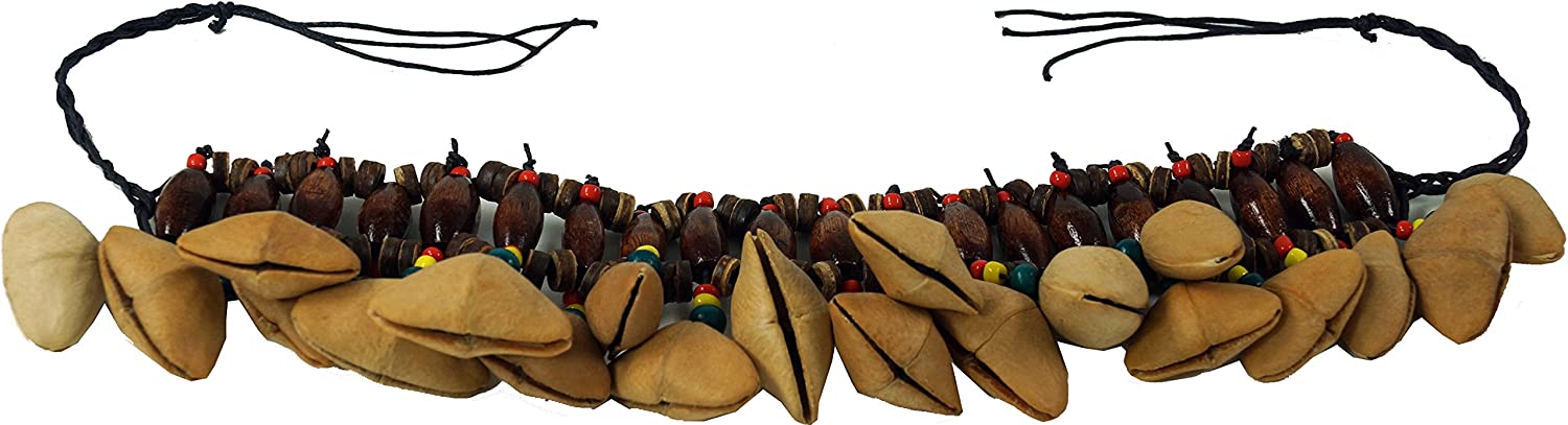 GURU SHOP Exotic Rattle Cha Cha Cha Nut for Ankle Bracelet Anklet 1 Brown Musical Instruments