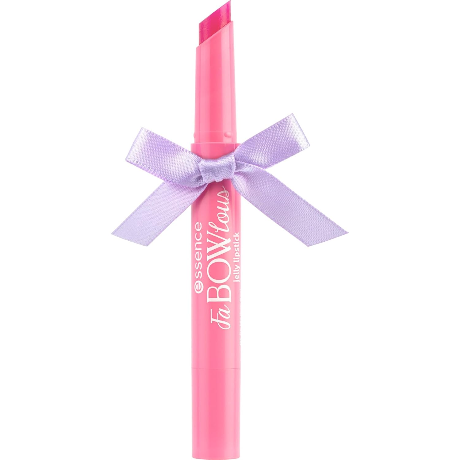 essence FaBOWlous Jelly Lipstick, No. 01, Pink, Glossy, Gely, Vegan, Oil-Free, Paraben-Free, No Microplastic Particles, Pack of 1 (1.7 g)
