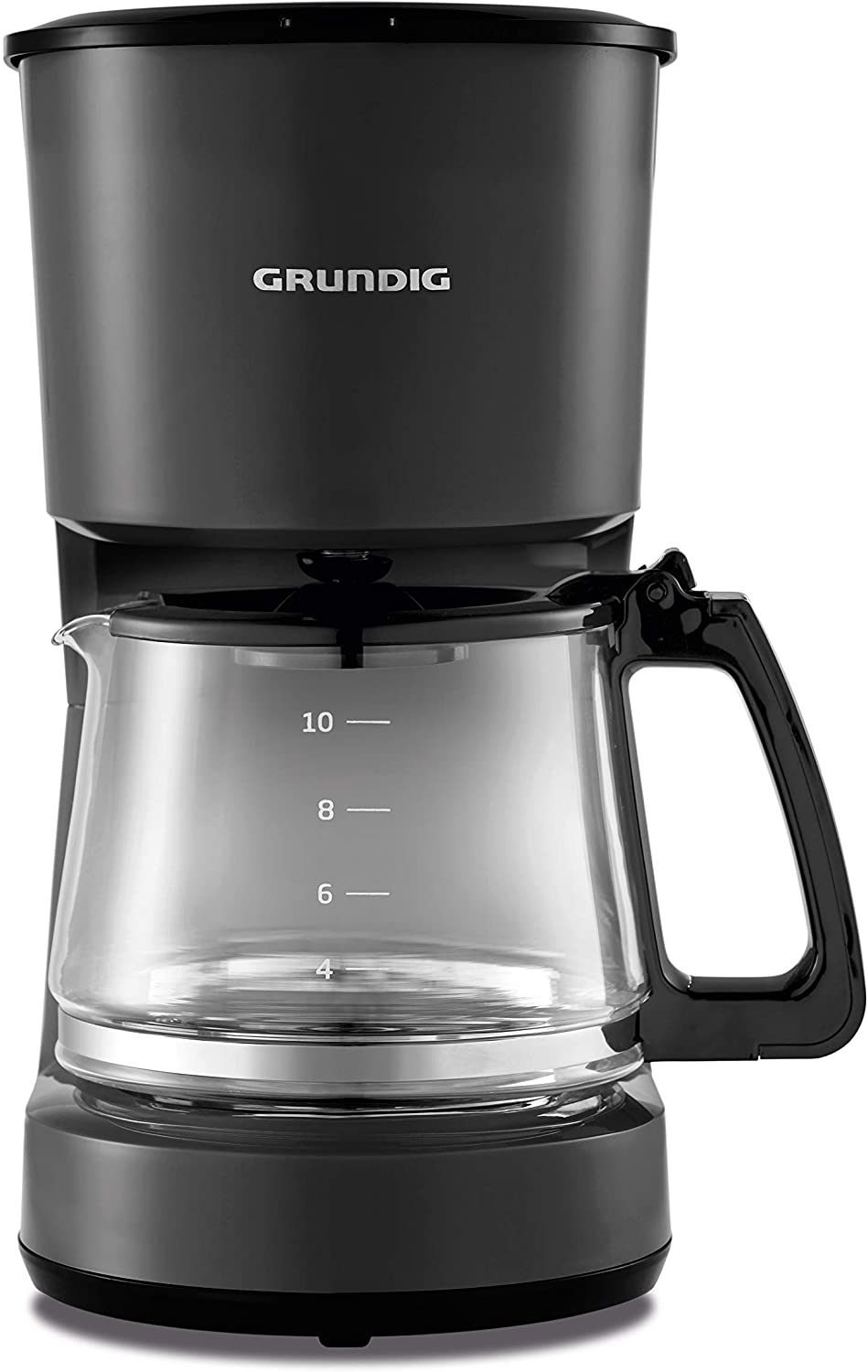 Grundig KM 4620 Black Capacity 10 Cups Glass Jug Coffee Maker – Keeps Warm for