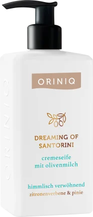 Liquid soap Dreaming of Santorini with olive milk, lemon verben & pine, 300 ml