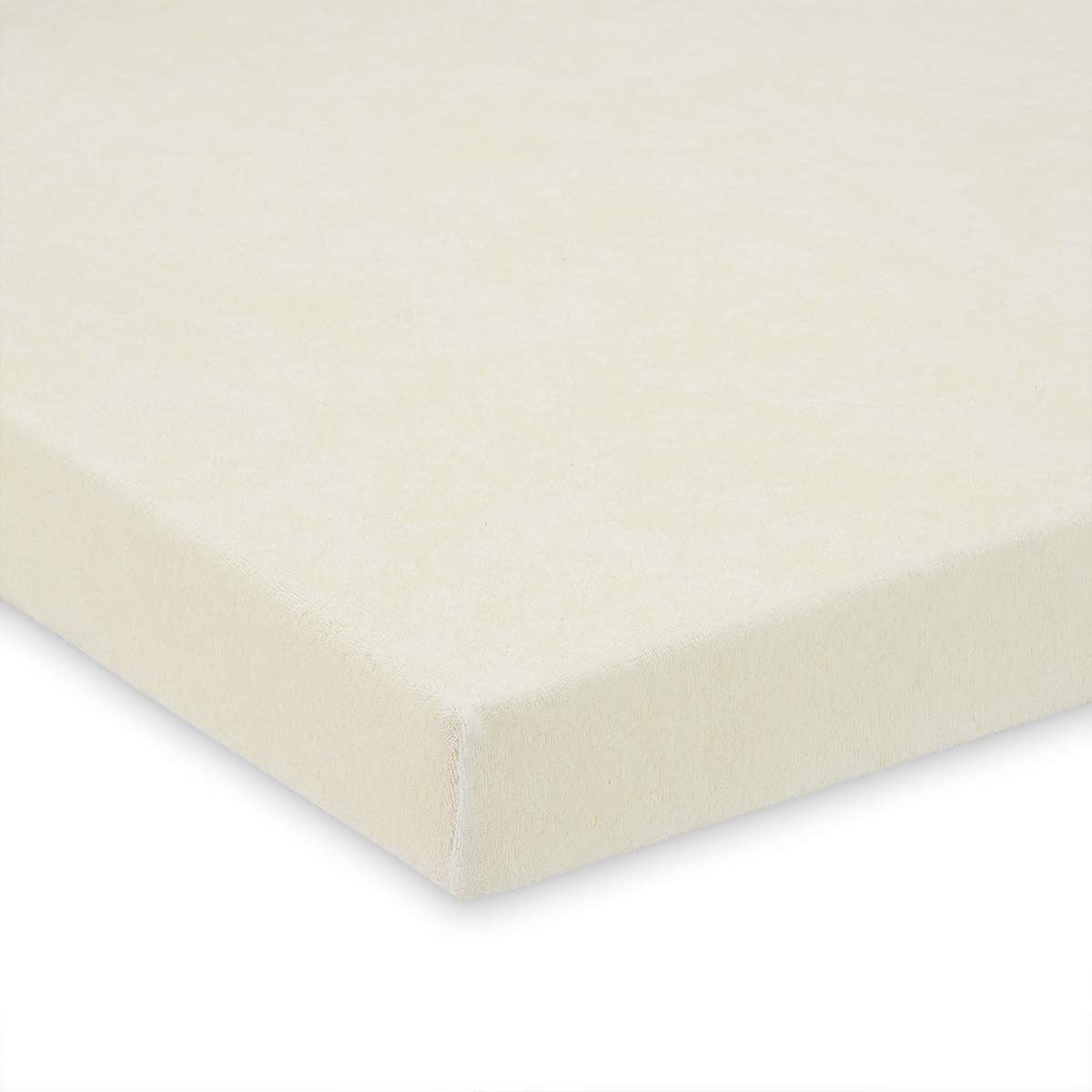 FabiMax 2891 Terry Fitted Sheet for Bassinet 40 x 80 cm Cream
