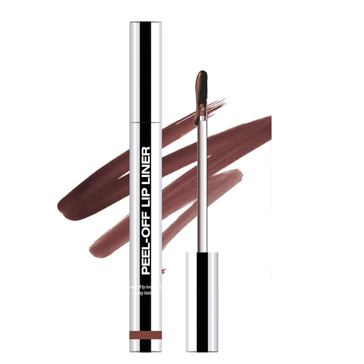 Peel Off Lip Liner Lip Tint - Matte finish tattoo lip liner, long lasting, highly pigmented, smooth and smudgy formula Peel off the lip stones for women