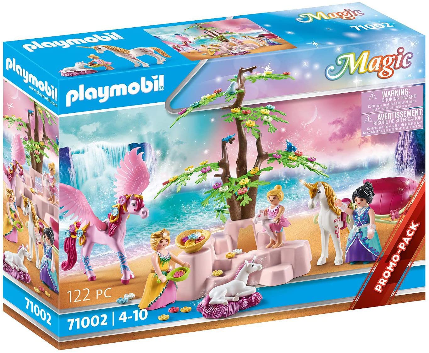 PLAYMOBIL Magic 71002 Unicorn Carriage with Pegasus Toy for Children from 4 Years