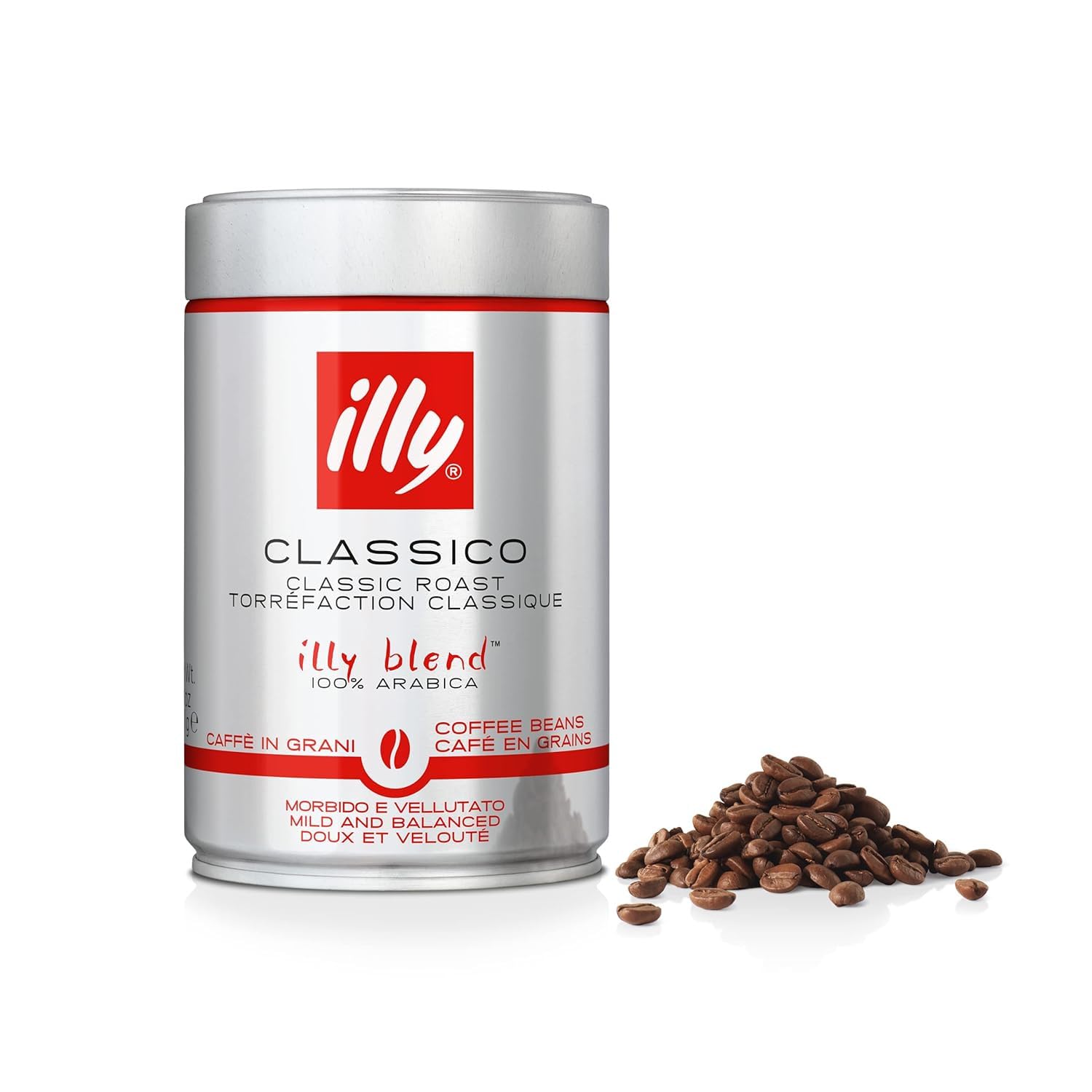 Illy Classic Roast Coffee Beans, Medium Roast, 250 g