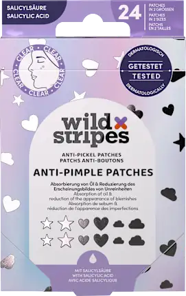 Anti Pimple Patches Holo Clear, 24 pcs