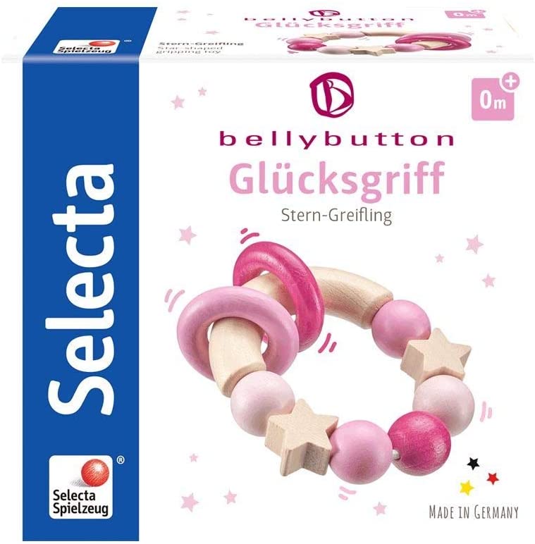 Selecta Bellybutton Lucky Gripper Baby Grasping Toy