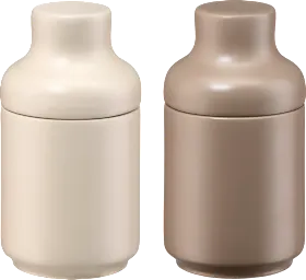 Spice shaker set with mill (6.5x11 cm), 2 pieces