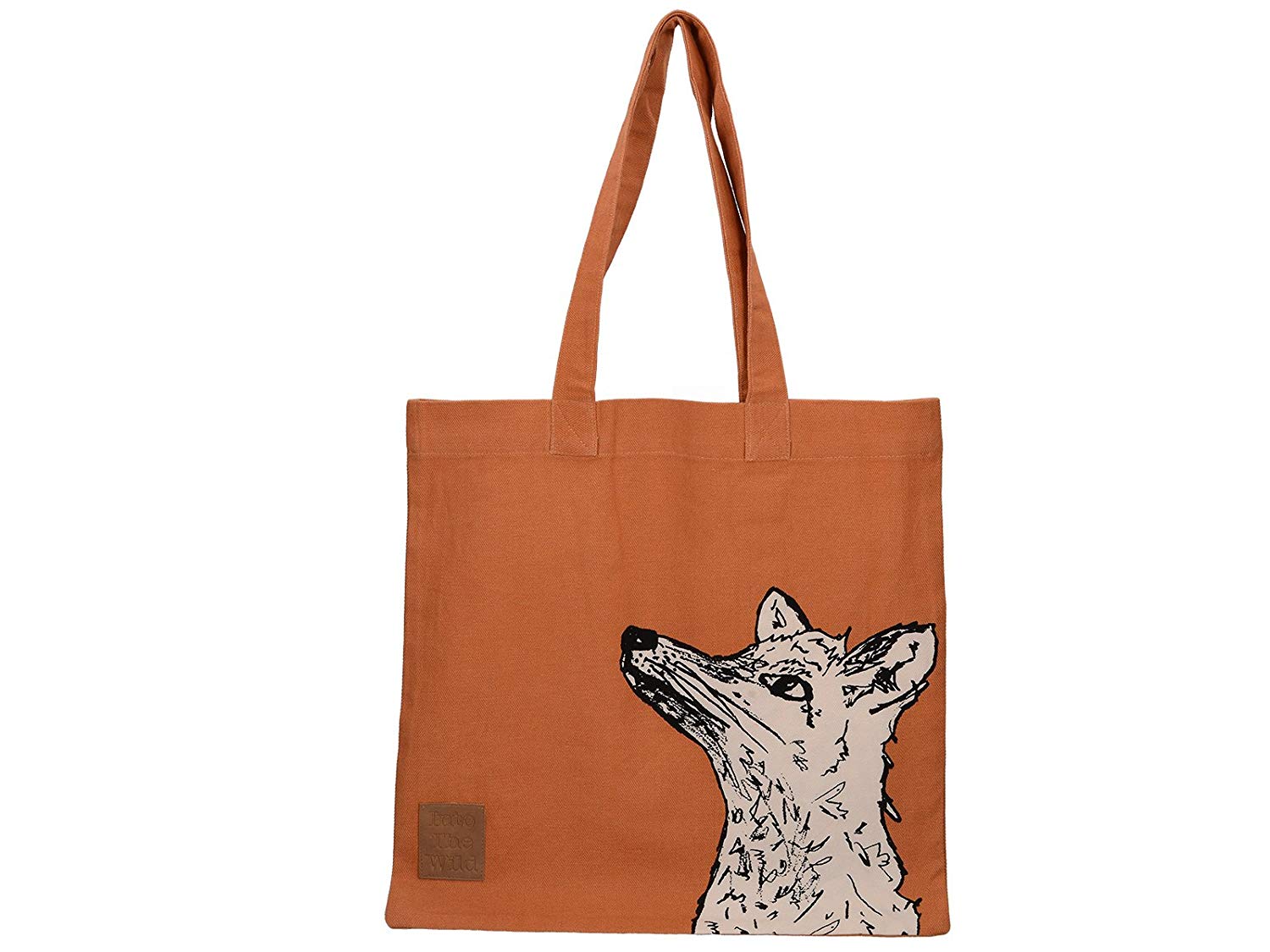 Creative Tops Wild Fox Bag Orange Fabric 42 X 38 X 1 Cm