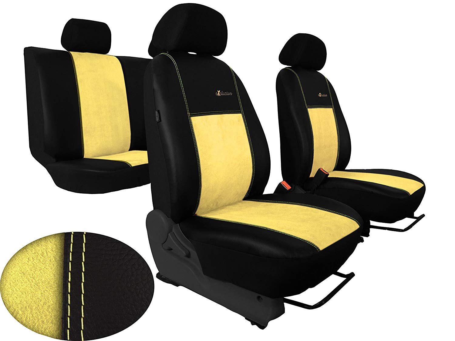 Alkantra Pok Ter Tuning Seat Covers for VW Golf 1