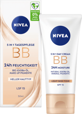 NIVEA BB Cream Essentials 5in1 light skin type, SPF 15, 50 ml
