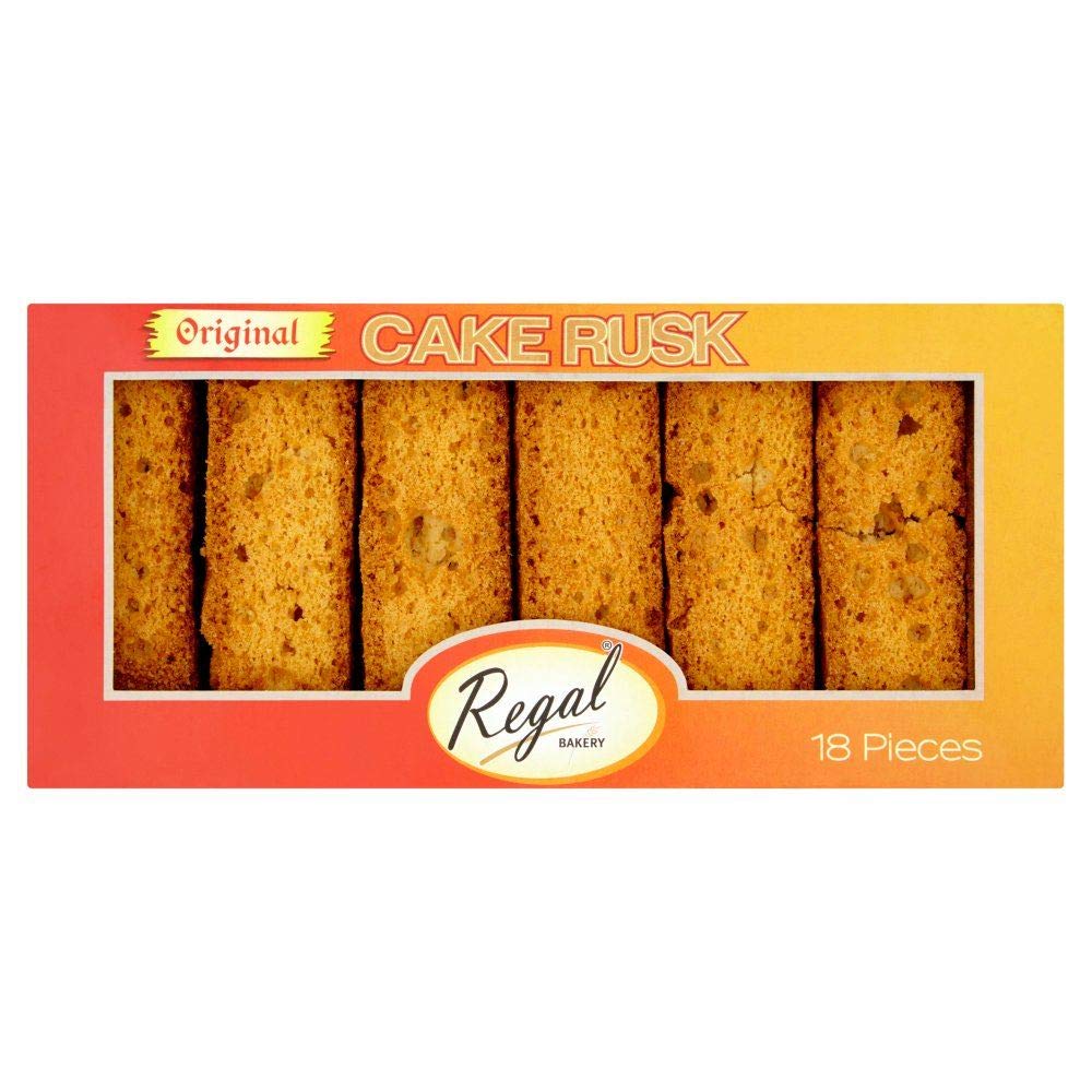 Regal Bakery Rusk Kuchen-Zwieback Original - 18 Stück - 3er-Packung