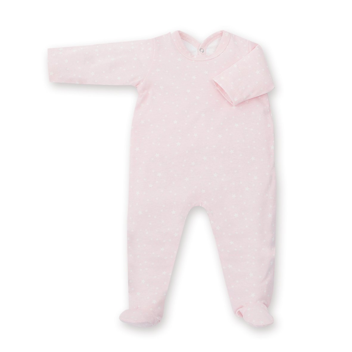 Bemini by Baby Boum 563STAR254JP Sleepsuit 3 – 9 Months Jersey Cotton 54 Cristal