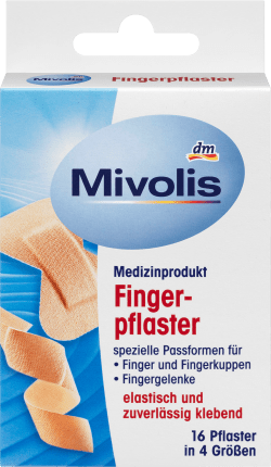 Mivolis Finger plaster, 16 pcs