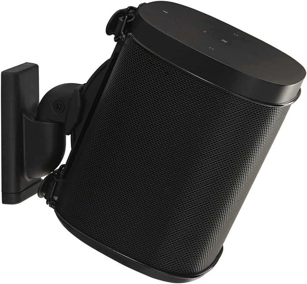 Sanus wall mount (adjustable, for Sonos Play: 1 and Play: 3 speakers, black