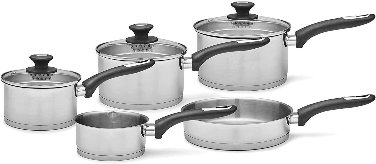 Morphy Richards 979025 Stainless Steel Pot and Pan Set