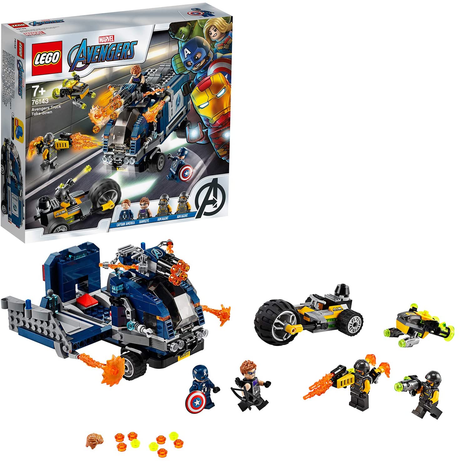 Lego 76143 Marvel Super Heroes Avengers Truck Arrest Play Set