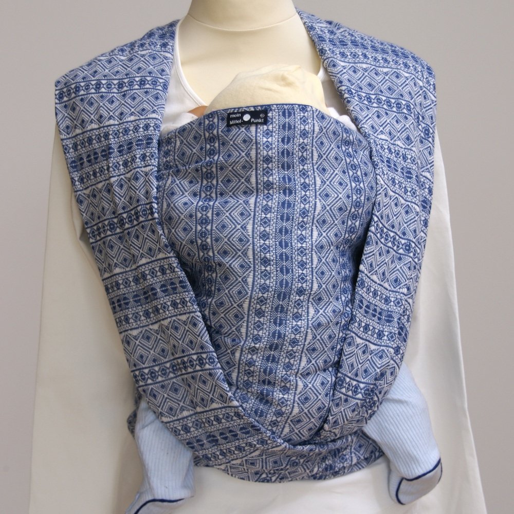 Didymos Baby Carrier Sling (Model Indio Blue/White 2