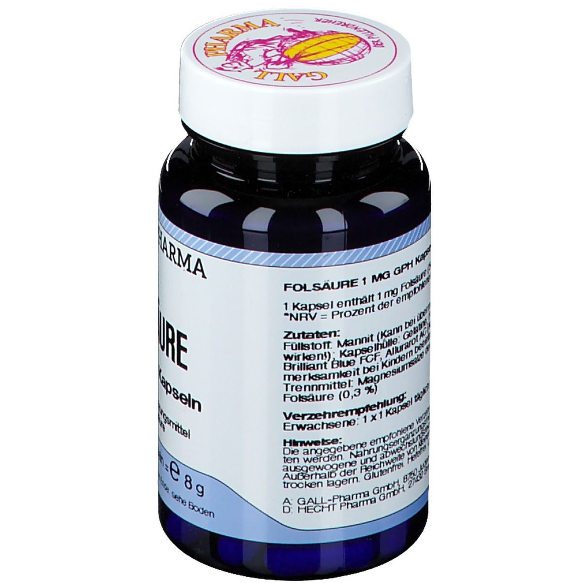 GALL PHARMA FOLIC ACID 1 mg GPH capsules