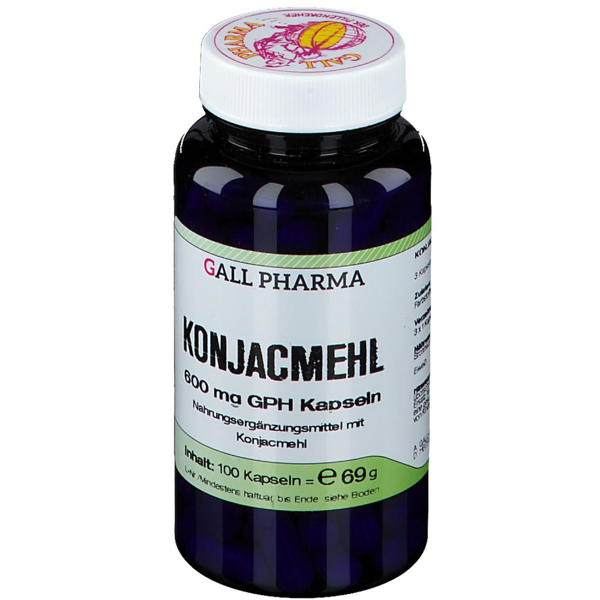 GALL PHARMA Konjac flour 600 mg