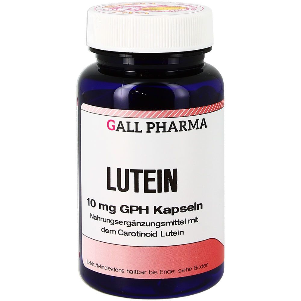 Gall Pharma Lutein 10 mg GPH capsules