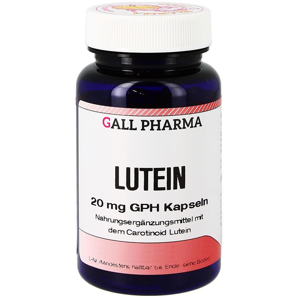 Gall Pharma Lutein 20 mg GPH capsules