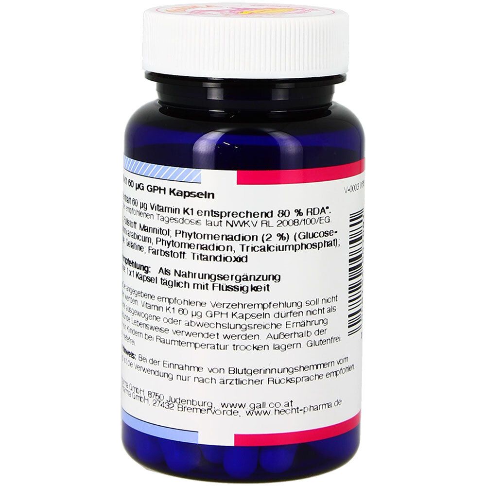 GALL PHARMA Vitamin K1 60 µg GPH capsules