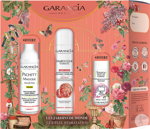Garancia Gift Set The Gardens Of The World The Moisture Ritual 3 products