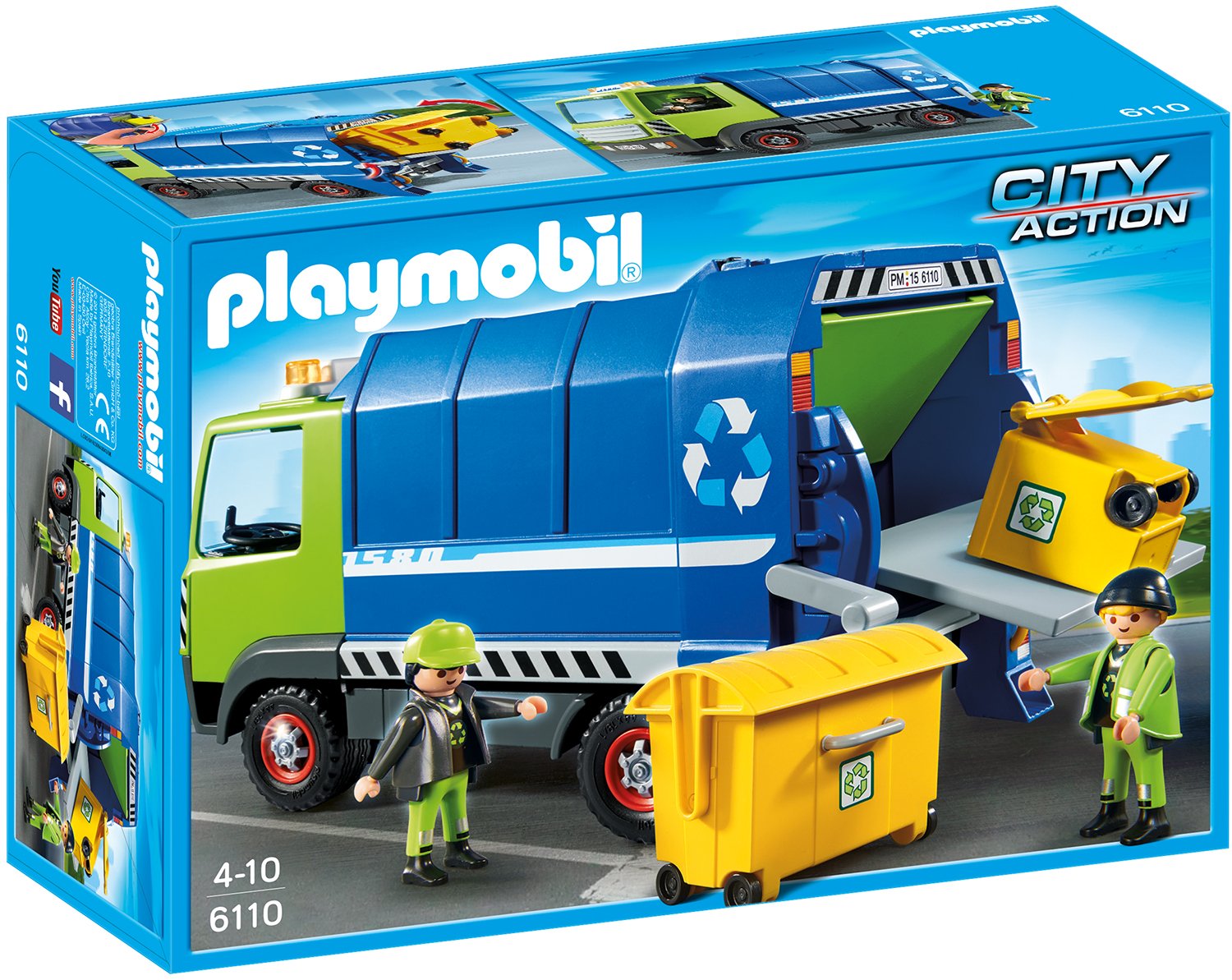 Playmobil Garbage Recycling Truck