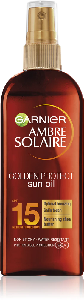 Garnier Ambre Solaire Ideal Bronze protective oil for faster tanning SPF 15