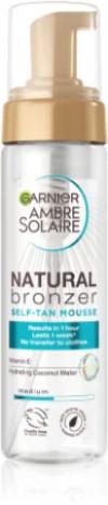 Garnier Ambre Solaire Natural Bronzer self-tanning foam for face and body with moisturizing effect